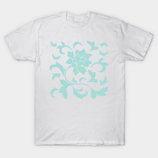 Oriental Flower – Limpet Shell T-Shirt by DesignEnrich